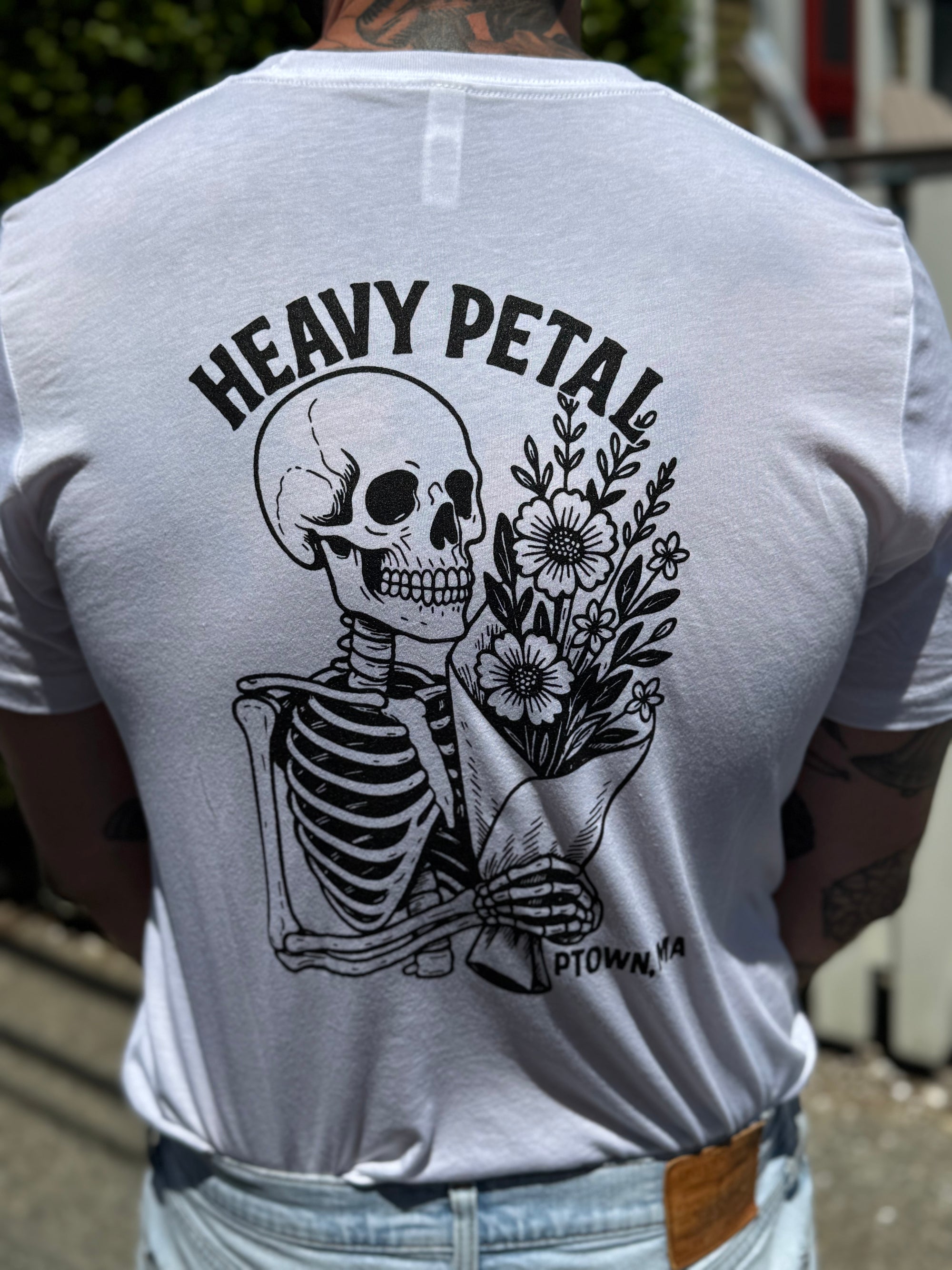 Tee - Skeleton With Flowers