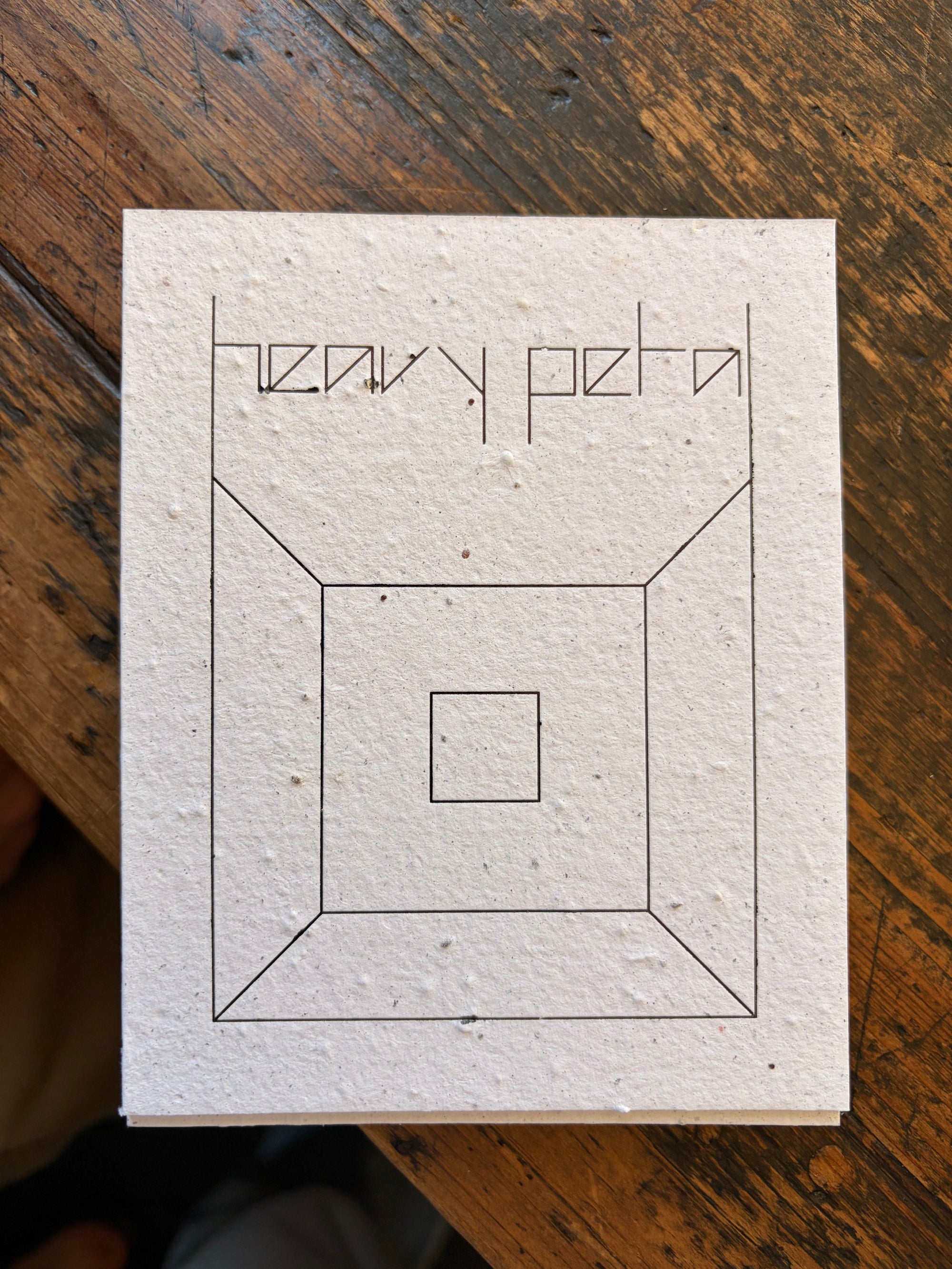 Greeting Card - Heavy Petal Blank