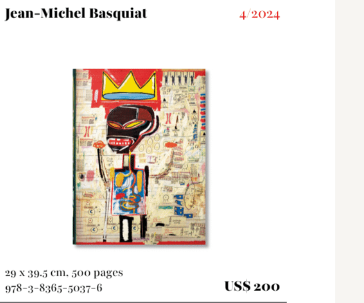 Book - JEAN-MICHEL BASQUIAT