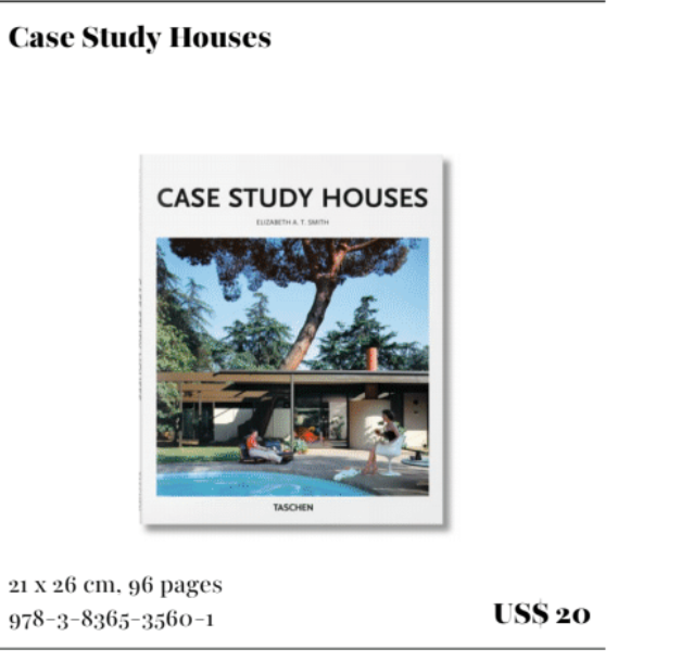 Book - Case Study House